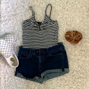 Striped crop top